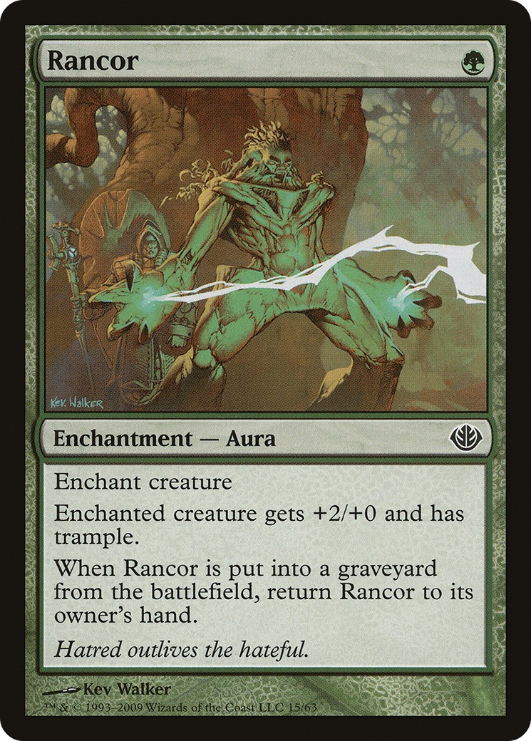 2009 Magic: The Gathering Duel Decks: Garruk vs. Liliana Rancor #15 trading card