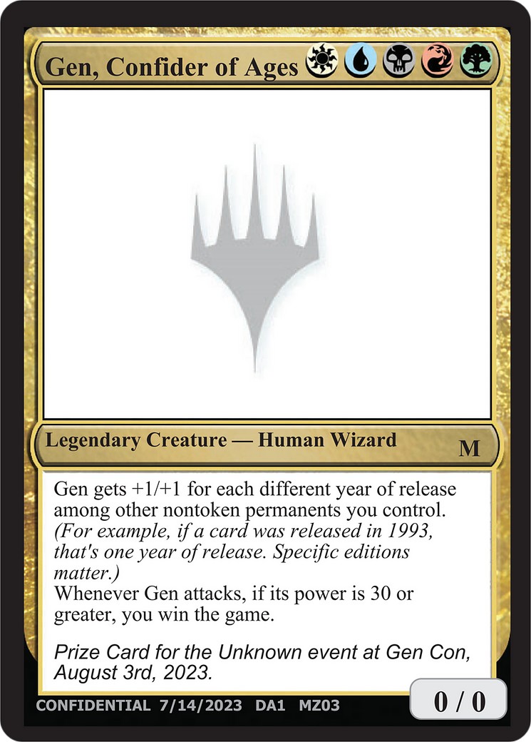 Gen, Confider of Ages - Image 1