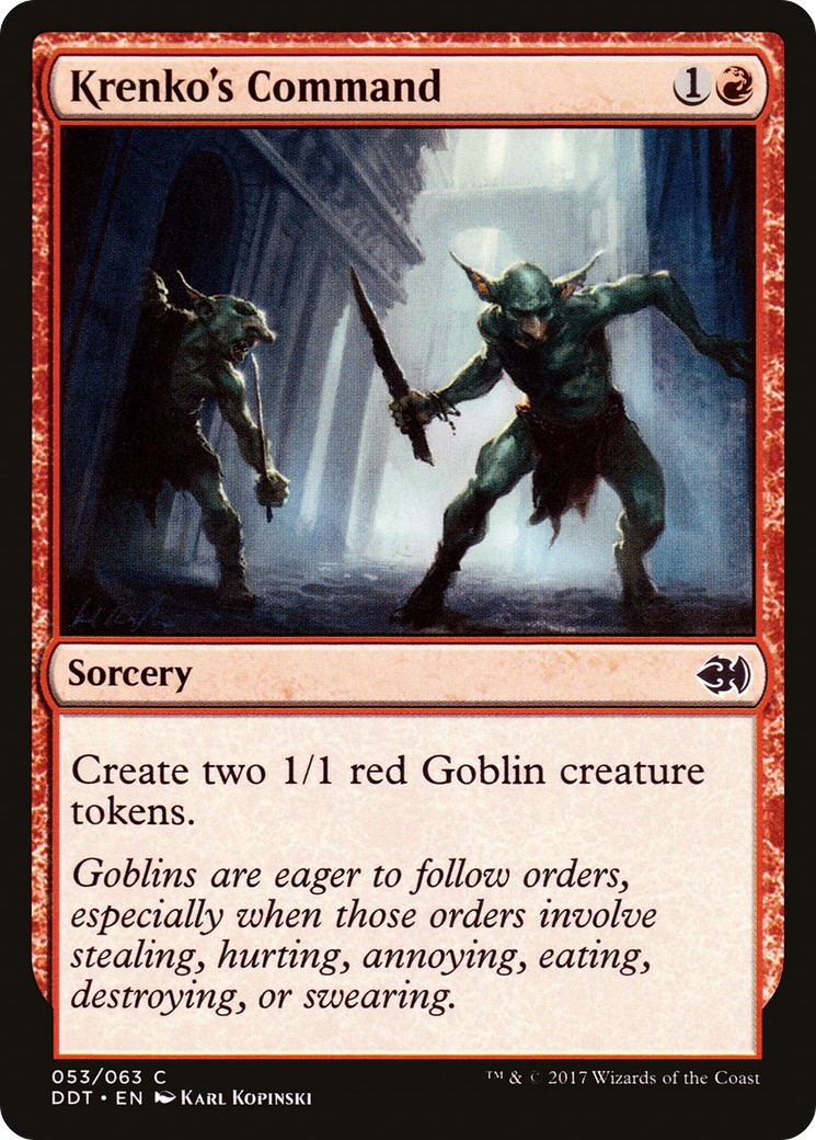 2017 Magic: The Gathering Duel Decks: Merfolk vs. Goblins 2017 Magic: The Gathering Duel Decks: Merfolk vs. Goblins #53 tradi