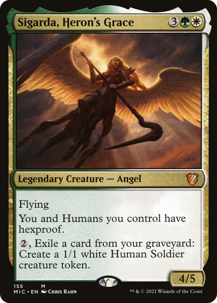 2021 Magic: The Gathering Midnight Hunt 2021 Magic: The Gathering Midnight Hunt #155 trading card