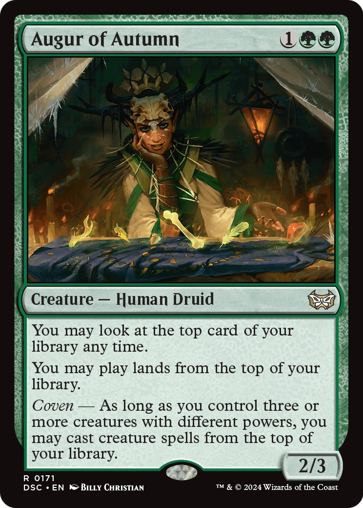 2024 Magic: The Gathering Duskmourn: House of Horror 2024 Magic: The Gathering Duskmourn: House of Horror #171 trading card