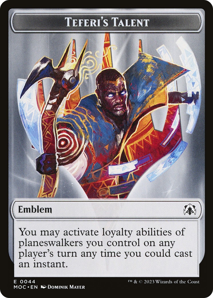 Teferi's Talent Emblem - Image 1