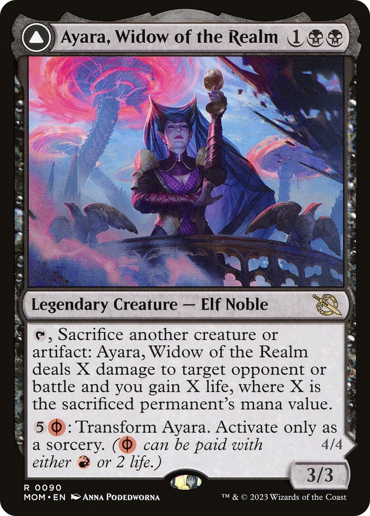 Ayara, Widow of the Realm // Ayara, Furnace Queen - Image 1