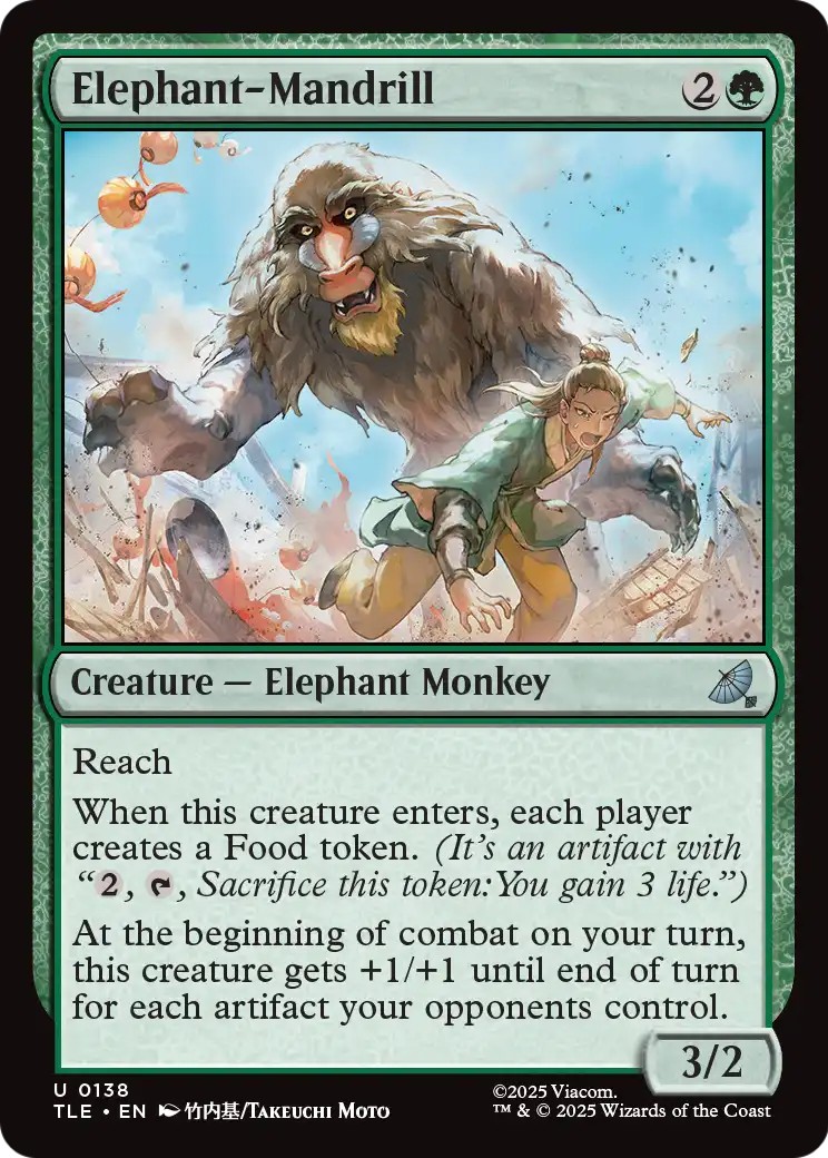 Elephant-Mandrill - Image 1