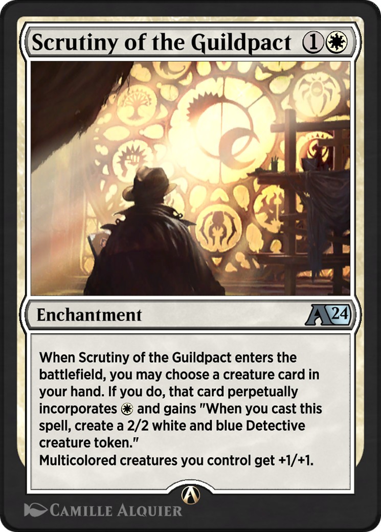 2024 Magic: The Gathering Alchemy: Murders at Karlov Manor Scrutiny of the Guildpact #1 trading card