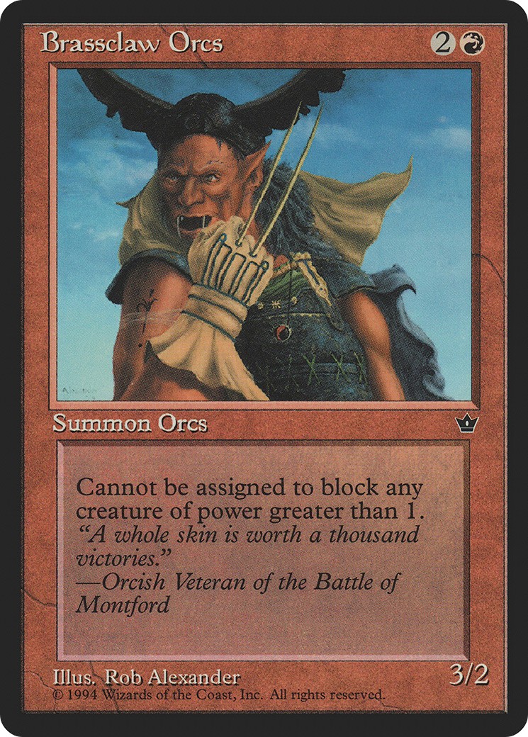 1994 Magic: The Gathering Fallen Empires 1994 Magic: The Gathering Fallen Empires #49c trading card