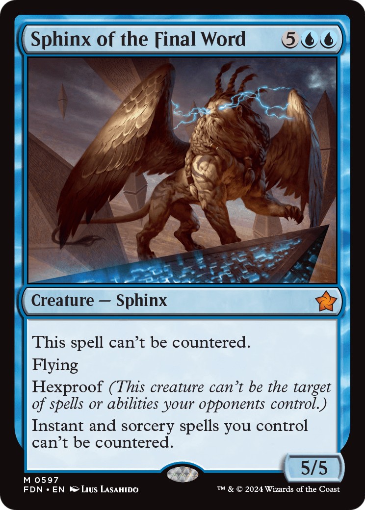 2024 Magic: The Gathering Foundations 2024 Magic: The Gathering Foundations #597 trading card