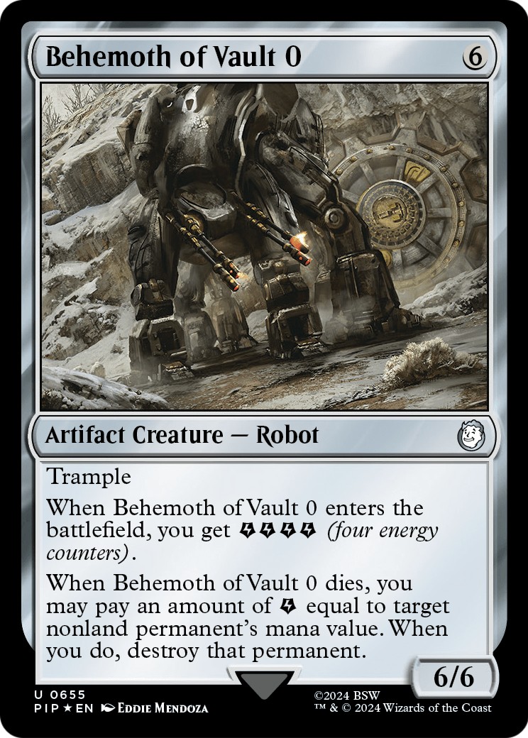 2024 Magic: The Gathering Fallout 2024 Magic: The Gathering Fallout #655 trading card