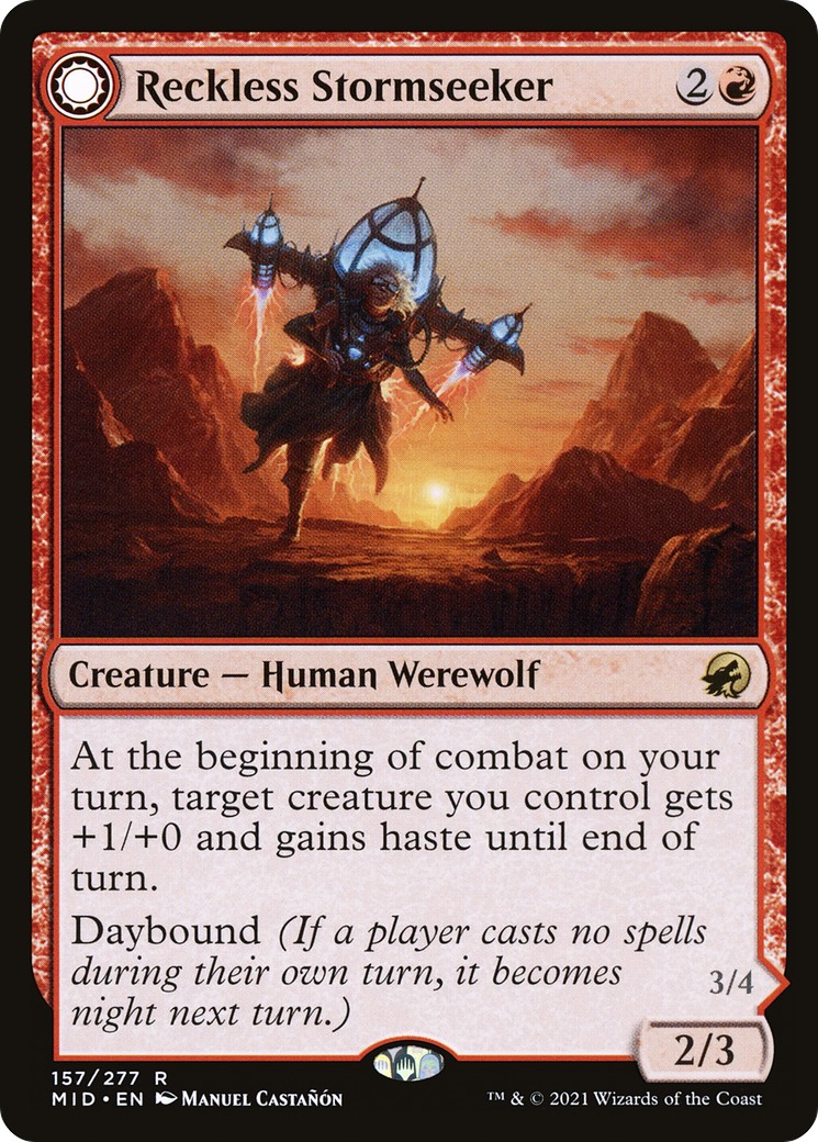 Reckless Stormseeker // Storm-Charged Slasher - Image 1