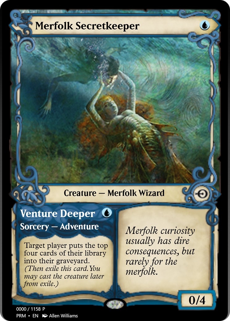 Merfolk Secretkeeper // Venture Deeper - Image 1