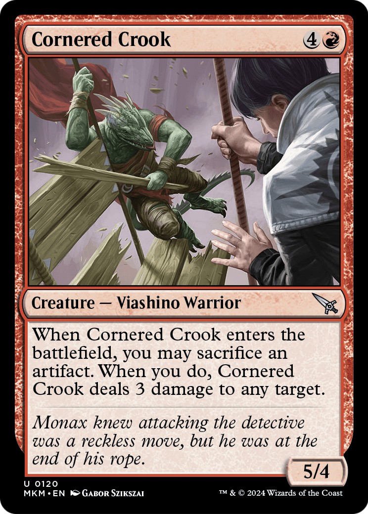 Cornered Crook - Image 1