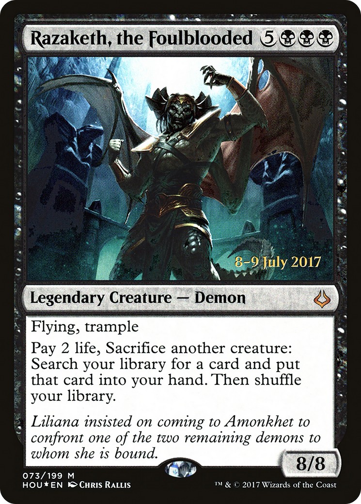 2017 Magic: The Gathering Hour of Devastation Promos 2017 Magic: The Gathering Hour of Devastation Promos #73s trading card