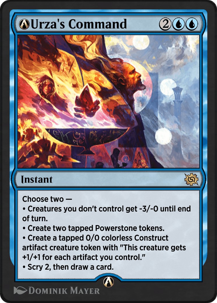 2024 Magic: The Gathering The Brothers' War A-Urza's Command #A-70 trading card