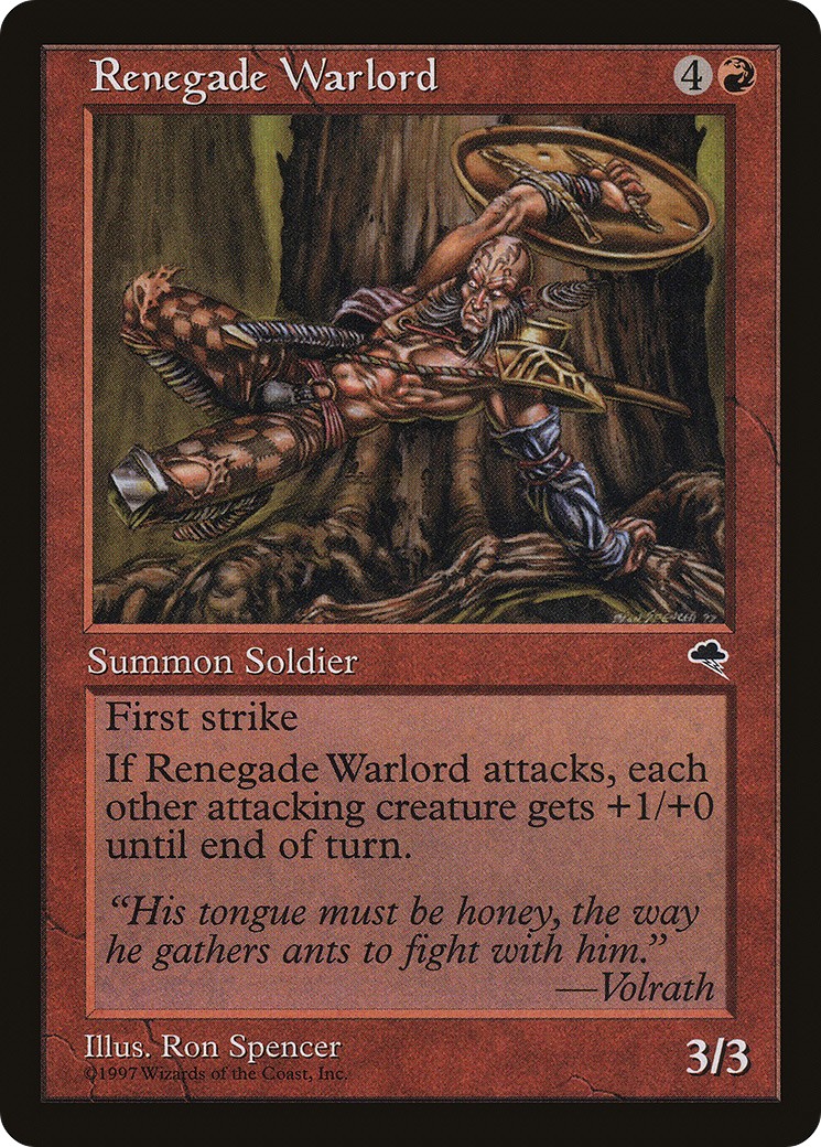 1997 Magic: The Gathering Tempest 1997 Magic: The Gathering Tempest #197 trading card