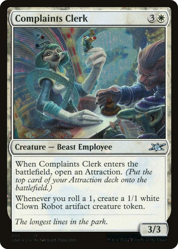 2022 Magic: The Gathering Unfinity 2022 Magic: The Gathering Unfinity #293 trading card