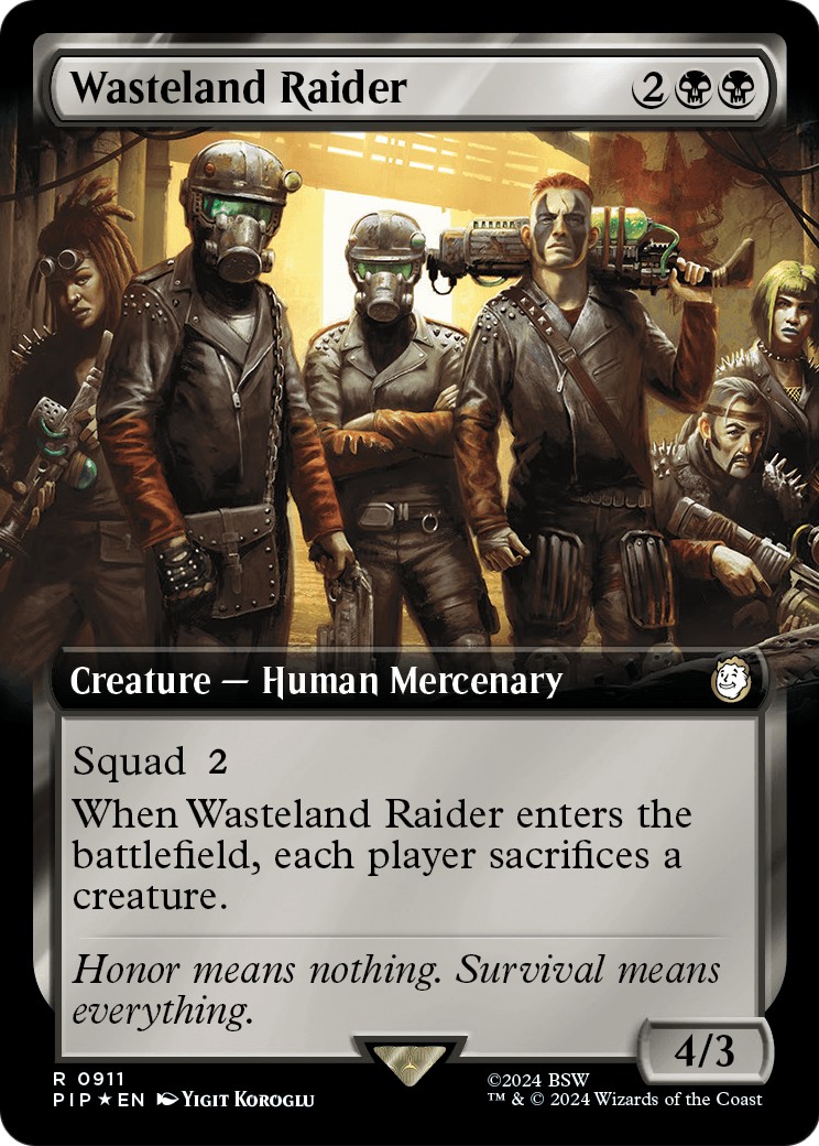 2024 Magic: The Gathering Fallout 2024 Magic: The Gathering Fallout #911 trading card