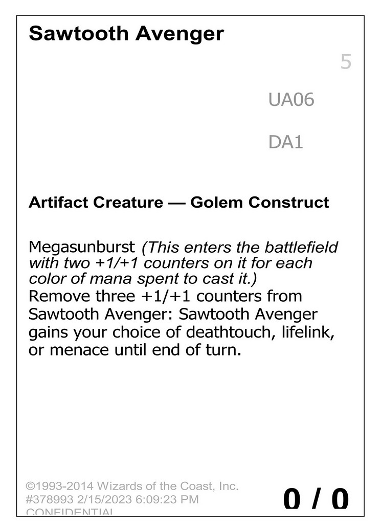 Sawtooth Avenger - Image 1