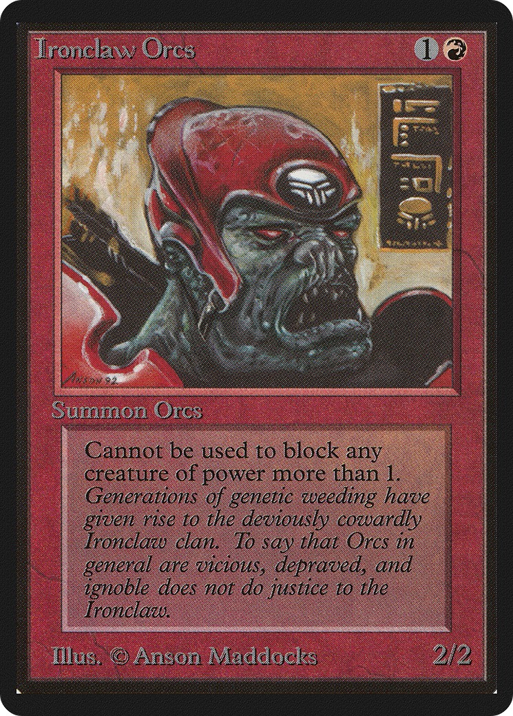 1993 Magic: The Gathering Beta 1993 Magic: The Gathering Beta #160 trading card