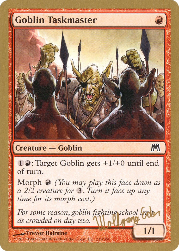 2003 Magic: The Gathering World Championship Decks 2003 Magic: The Gathering World Championship Decks #we210 trading card
