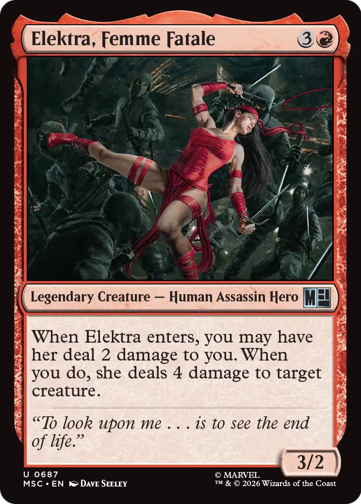 2026 Magic: The Gathering Marvel Super Heroes 2026 Magic: The Gathering Marvel Super Heroes #687 trading card