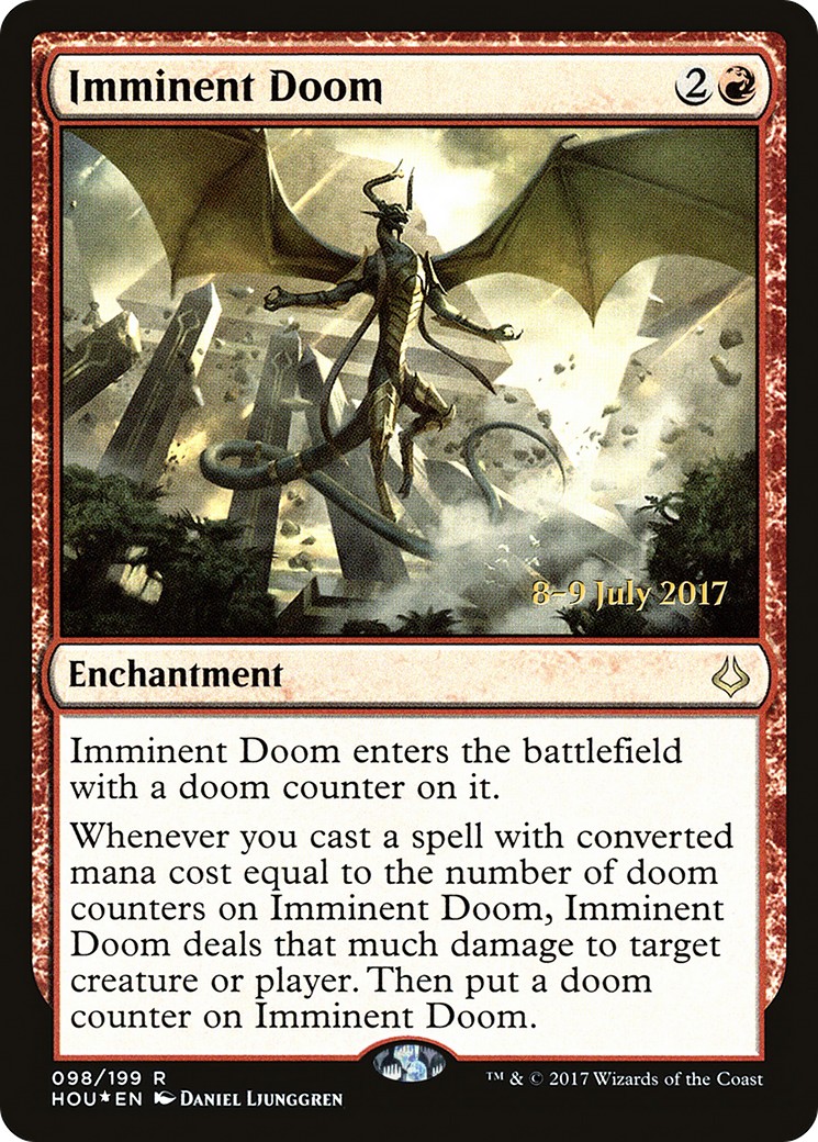 2017 Magic: The Gathering Hour of Devastation Promos 2017 Magic: The Gathering Hour of Devastation Promos #98s trading card