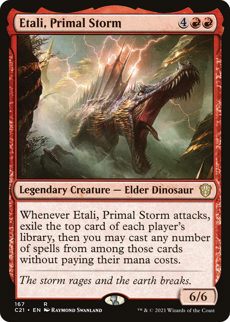 Etali, Primal Storm (Rare · Normal) · 2021 · Commander