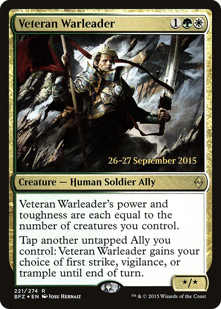 2015 Magic: The Gathering Battle for Zendikar Promos 2015 Magic: The Gathering Battle for Zendikar Promos #221s trading card