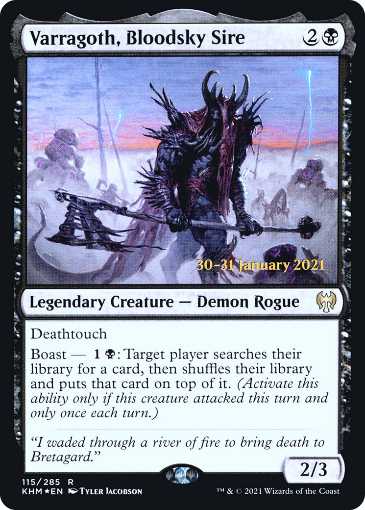 2021 Magic: The Gathering Kaldheim Promos 2021 Magic: The Gathering Kaldheim Promos #115s trading card