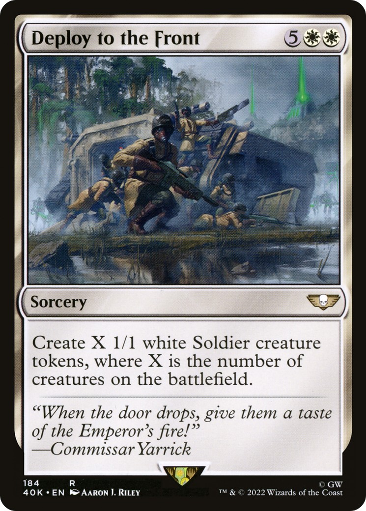 2022 Magic: The Gathering Warhammer 40,000 2022 Magic: The Gathering Warhammer 40,000 #184 trading card