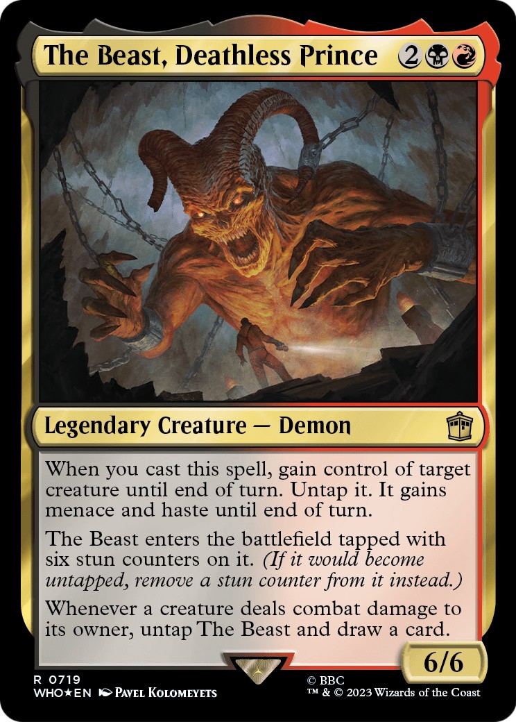 2023 Magic: The Gathering Doctor Who 2023 Magic: The Gathering Doctor Who #719 trading card