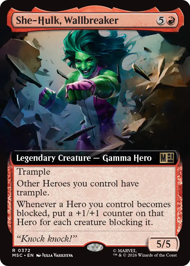2026 Magic: The Gathering Marvel Super Heroes 2026 Magic: The Gathering Marvel Super Heroes #372 trading card