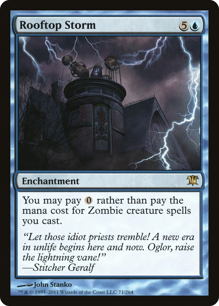 Rooftop Storm - Image 1