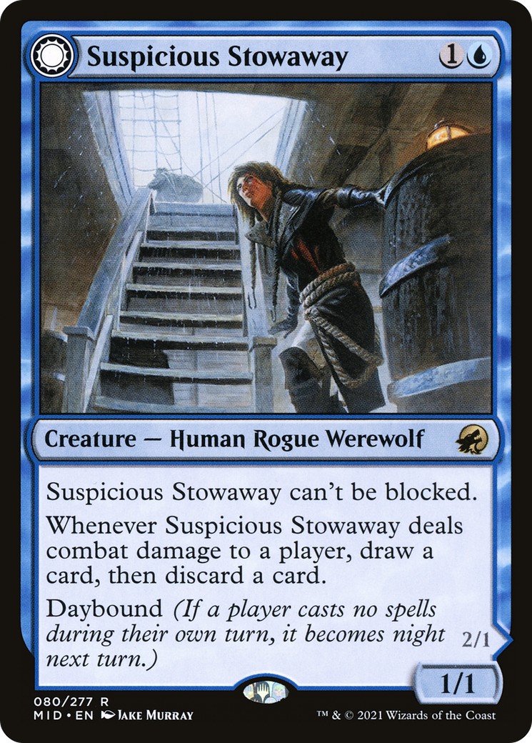 Suspicious Stowaway // Seafaring Werewolf - Image 1