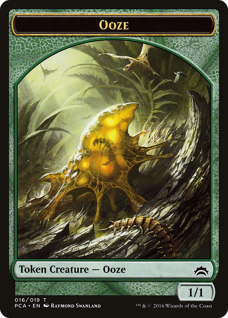 2016 Magic: The Gathering Planechase Anthology Tokens Ooze #16 trading card