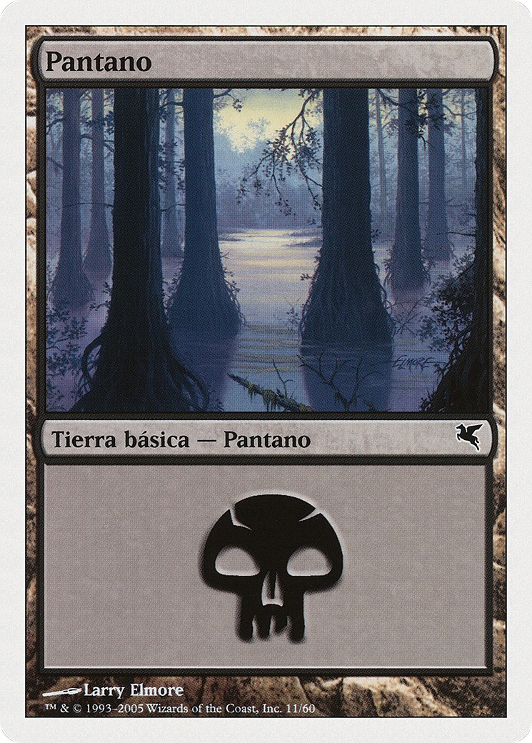 2005 Magic: The Gathering Salvat Swamp #A11 trading card