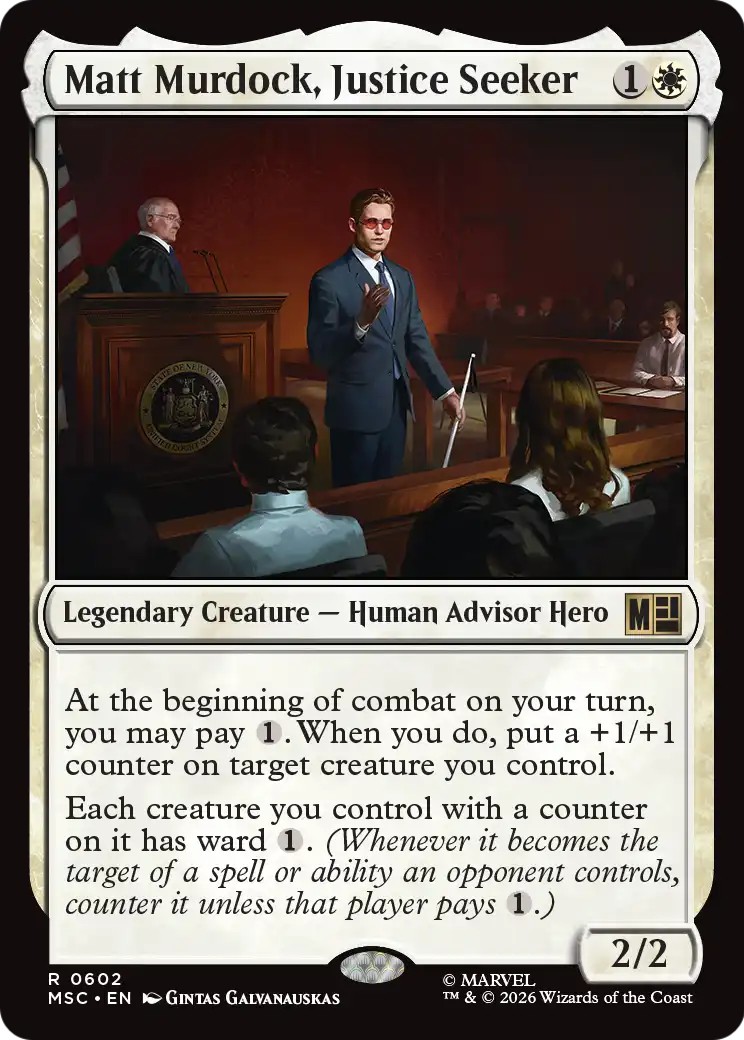 2026 Magic: The Gathering Marvel Super Heroes 2026 Magic: The Gathering Marvel Super Heroes #602 trading card