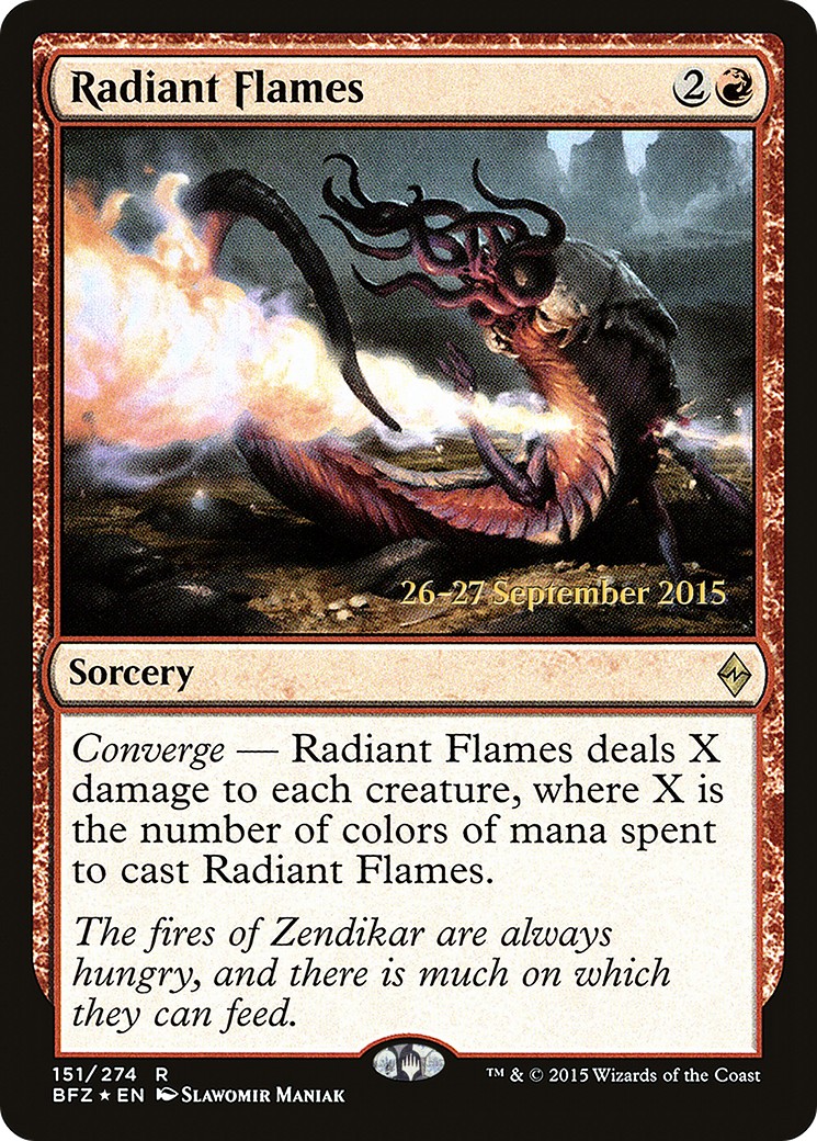 2015 Magic: The Gathering Battle for Zendikar Promos 2015 Magic: The Gathering Battle for Zendikar Promos #151s trading card