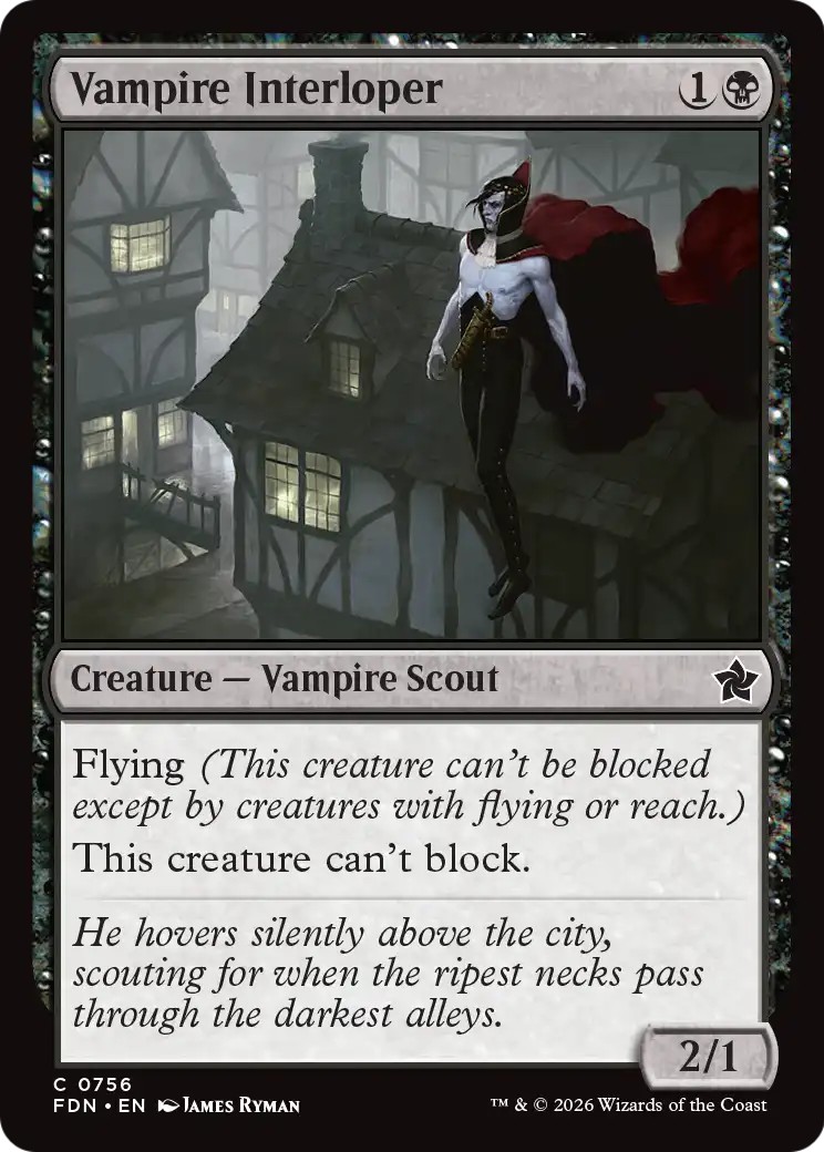2026 Magic: The Gathering Foundations 2026 Magic: The Gathering Foundations #756 trading card