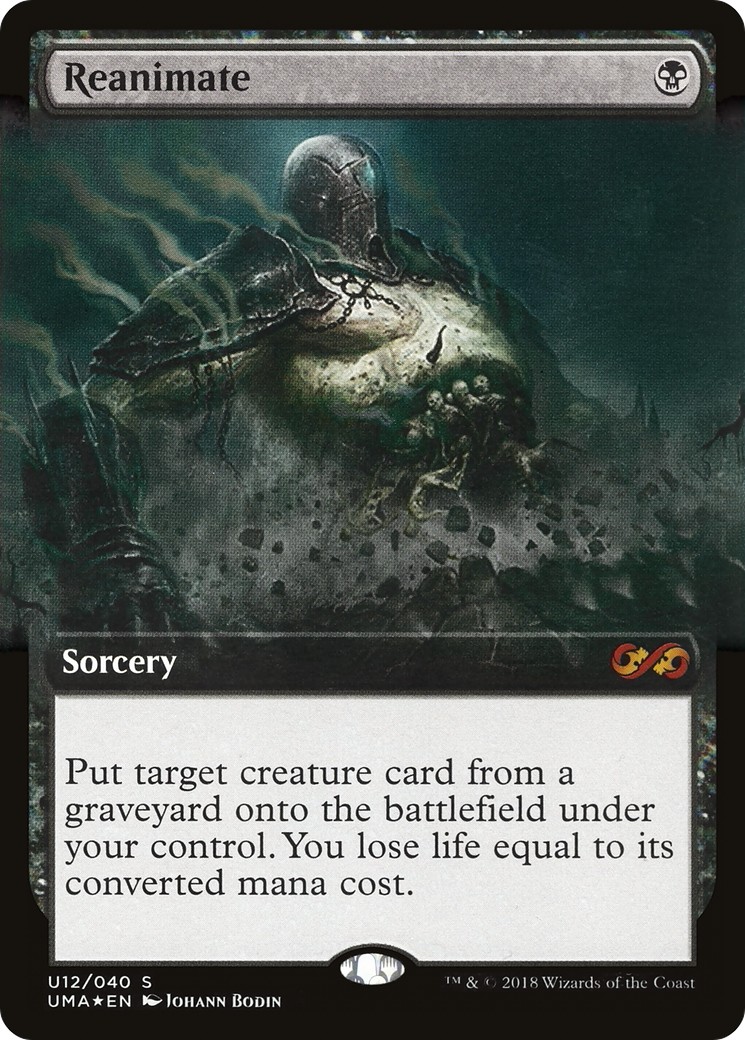 2018 Magic: The Gathering Ultimate Box Topper Reanimate #U12 trading card