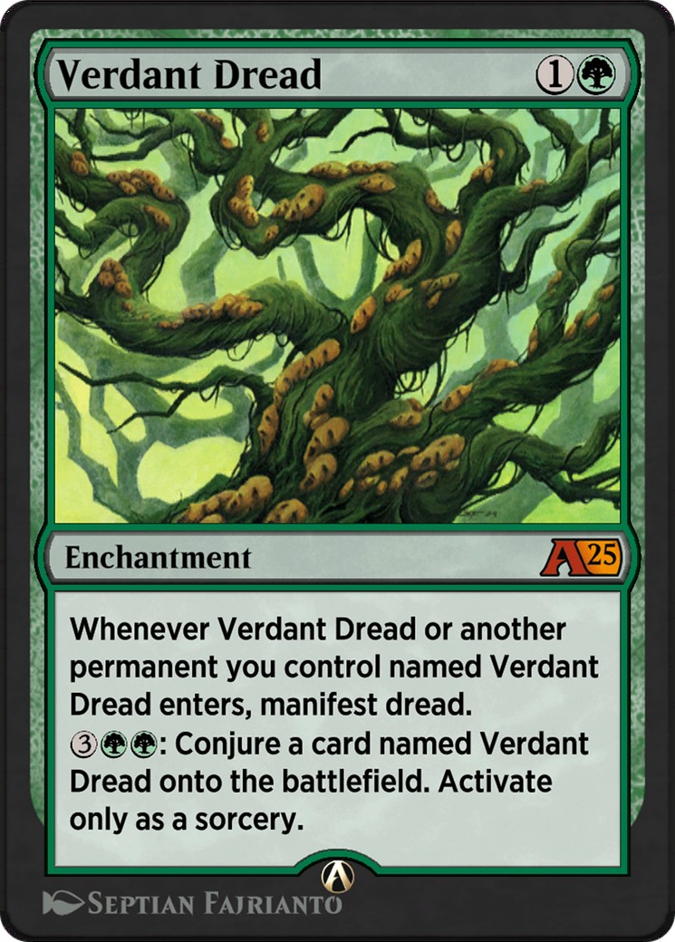 2024 Magic: The Gathering Alchemy: Duskmourn Verdant Dread #17 trading card