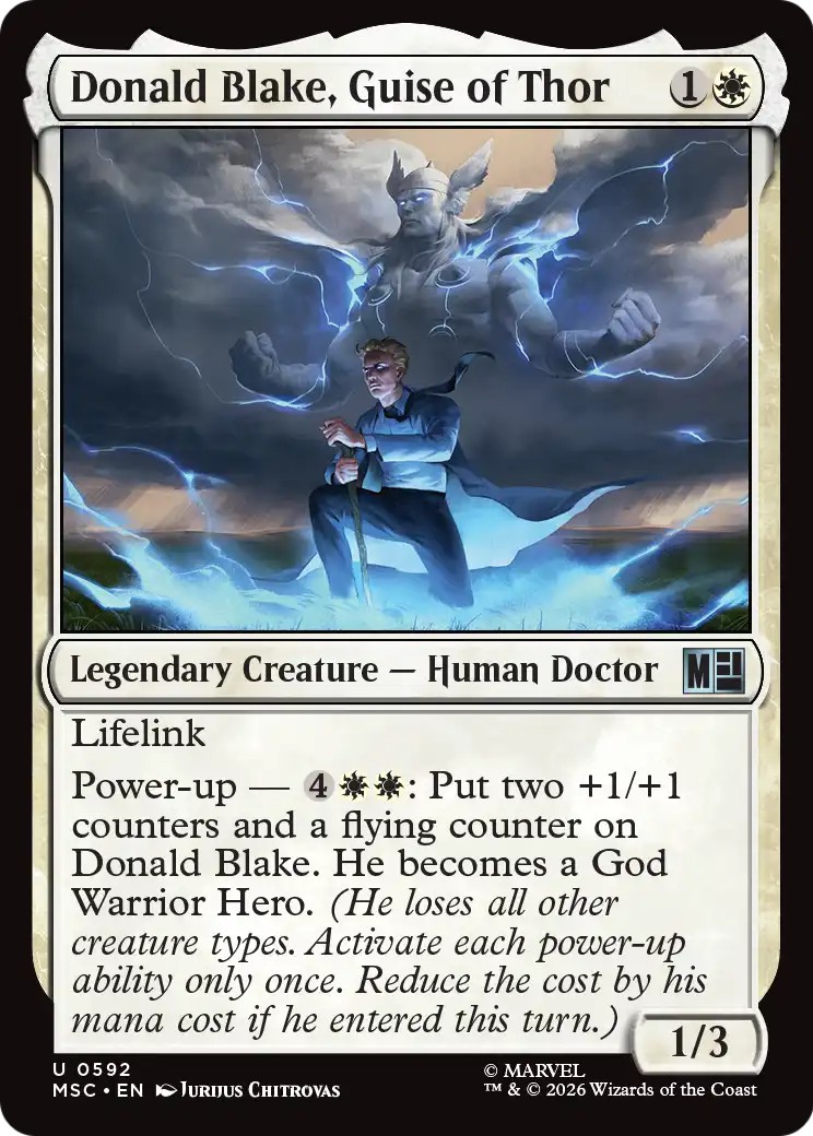 2026 Magic: The Gathering Marvel Super Heroes 2026 Magic: The Gathering Marvel Super Heroes #592 trading card