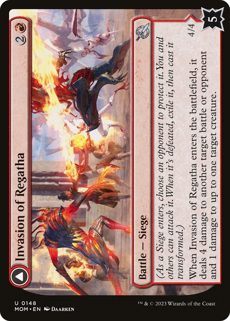 Invasion of Regatha // Disciples of the Inferno - Image 1