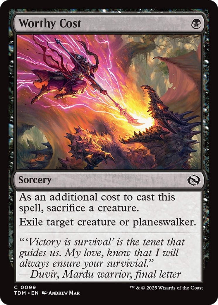 Worthy Cost - Image 1