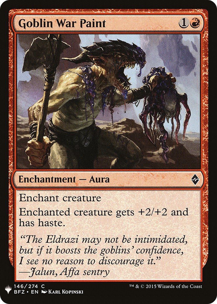 2019 Magic: The Gathering The List 2019 Magic: The Gathering The List #BFZ-146 trading card