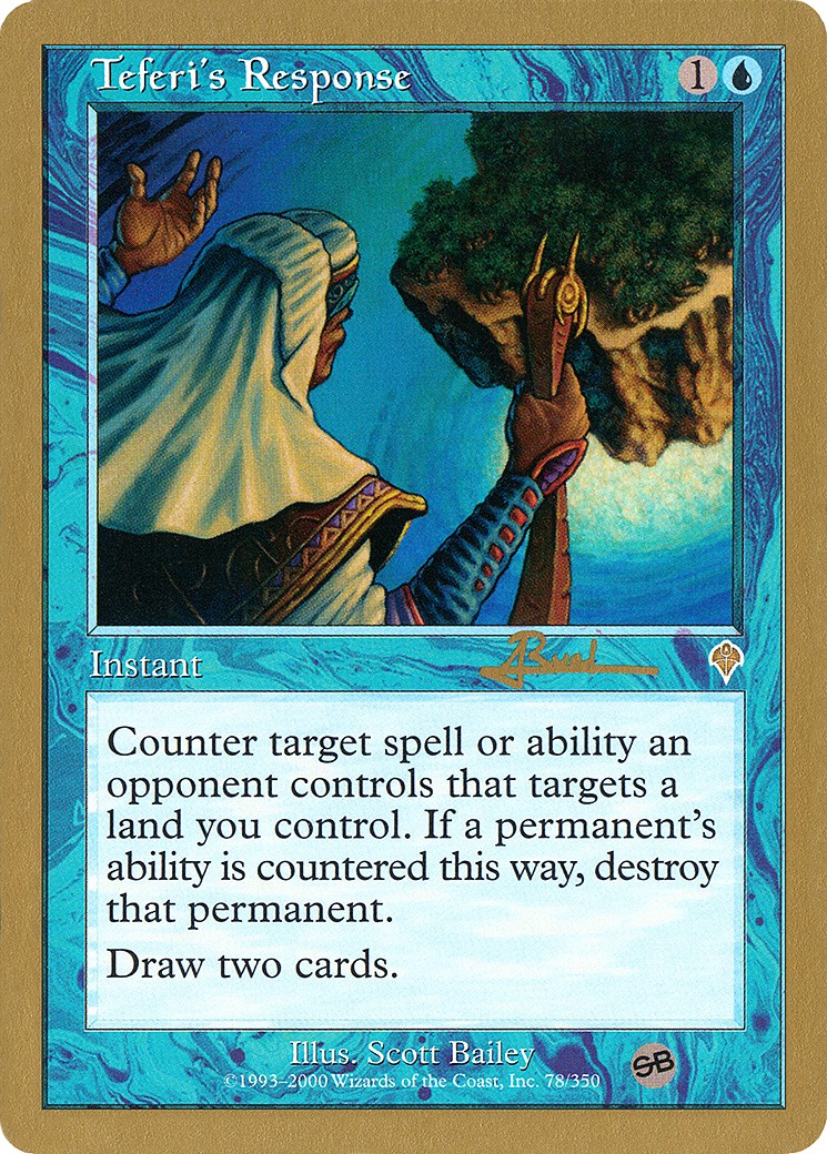 2001 Magic: The Gathering World Championship Decks 2001 Magic: The Gathering World Championship Decks #ar78sb trading card