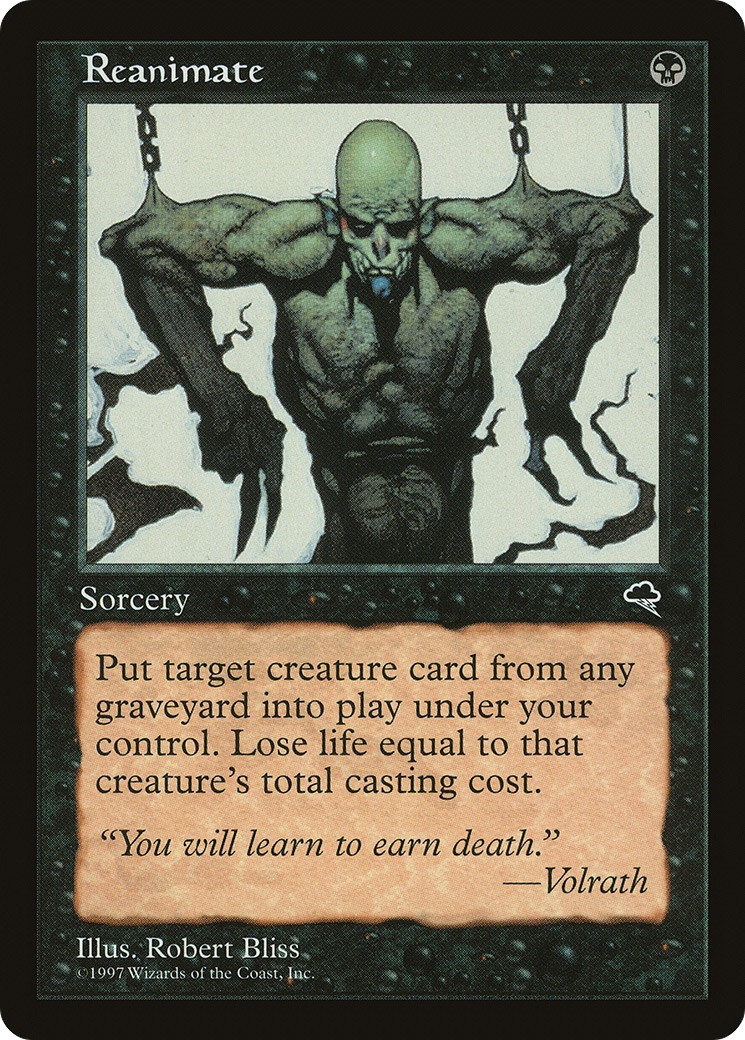 Reanimate (Uncommon · Normal) · 1997 · Tempest