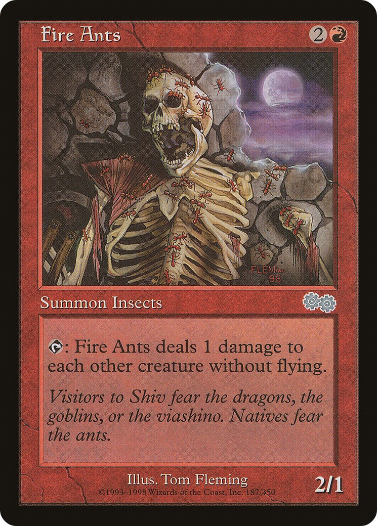 1998 Magic: The Gathering Urza's Saga 1998 Magic: The Gathering Urza's Saga #187 trading card