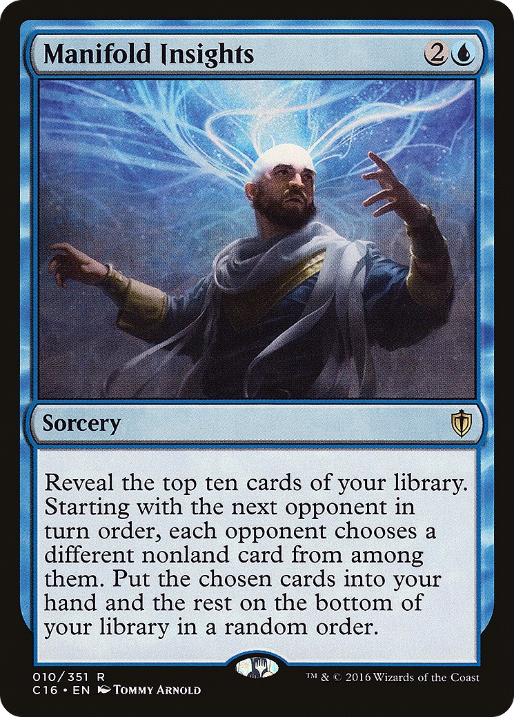 2016 Magic: The Gathering Commander Manifold Insights #10 trading card