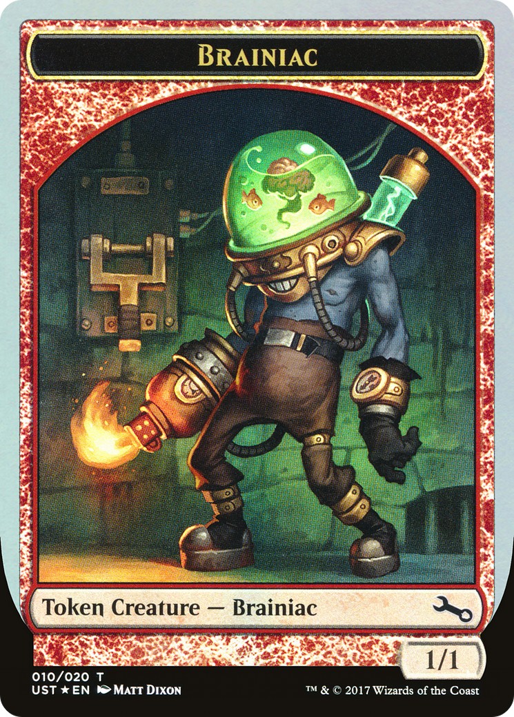 2017 Magic: The Gathering Unstable Tokens Brainiac #10 trading card