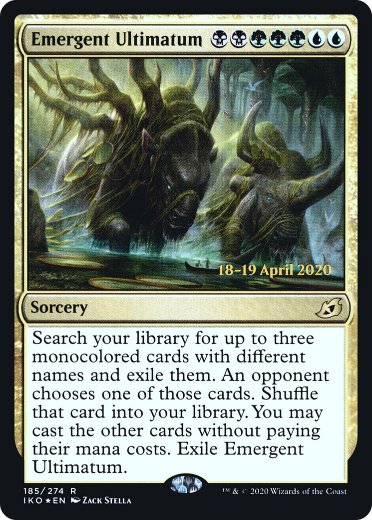 2020 Magic: The Gathering Ikoria: Lair of Behemoths Promos 2020 Magic: The Gathering Ikoria: Lair of Behemoths Promos #185s t